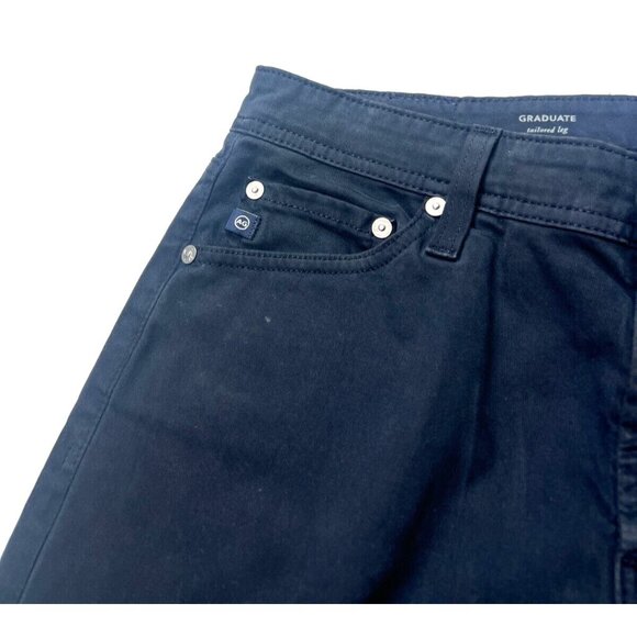 Adriano Goldschmied Graduate Tailor Fit Black Flat Front Men's 30X32 Nice - Picture 3 of 10